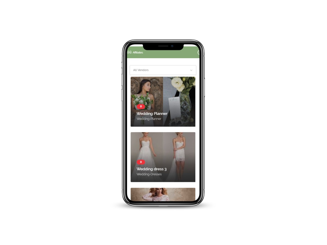 Affiliate Site Example on Mobile